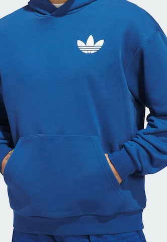 Felpa 'World Wide Hoops' di ADIDAS ORIGINALS in blu