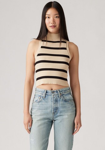LEVI'S ® Gebreide top in Beige: voorkant