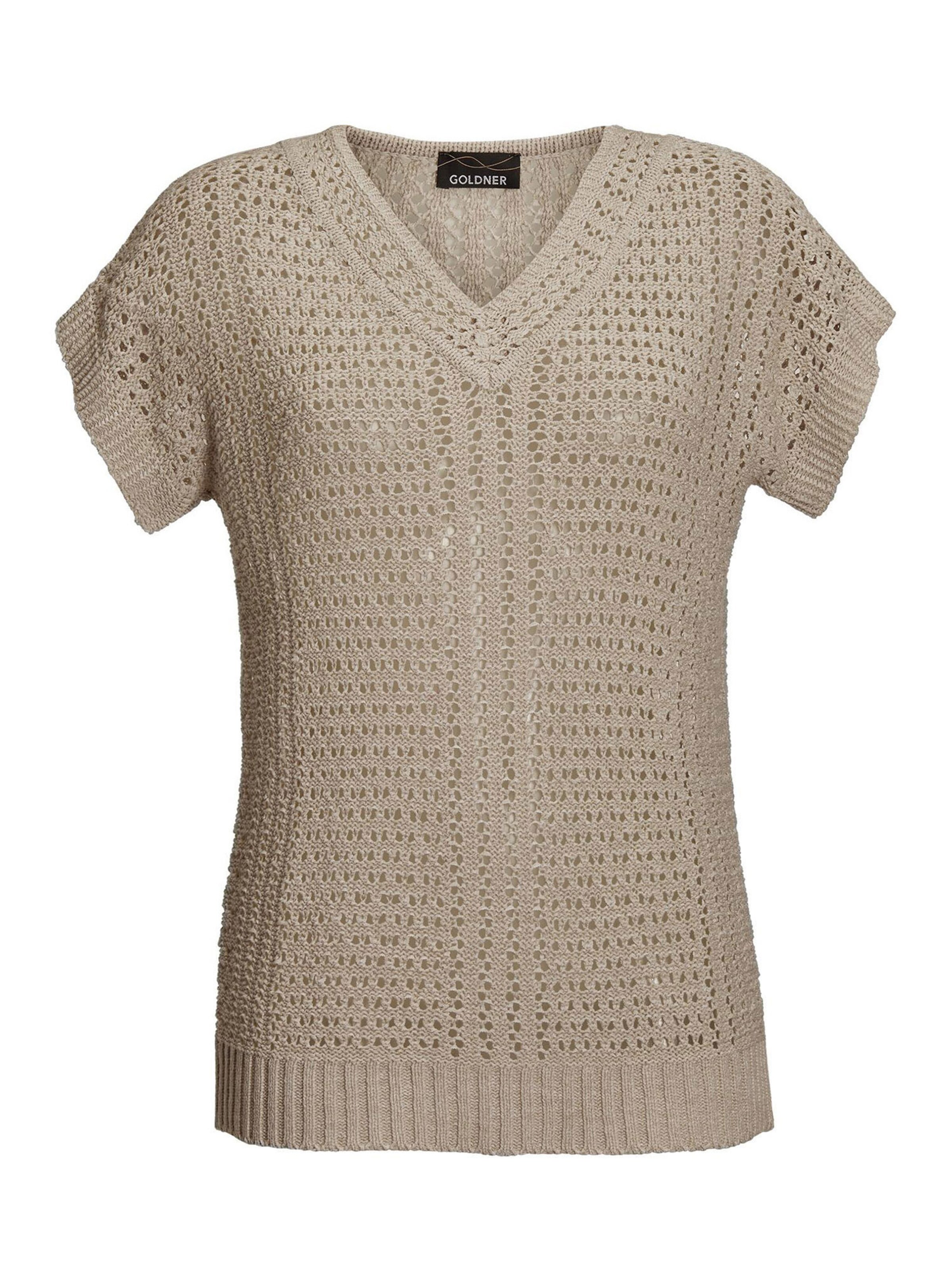 Goldner Trui in Bruin: voorkant