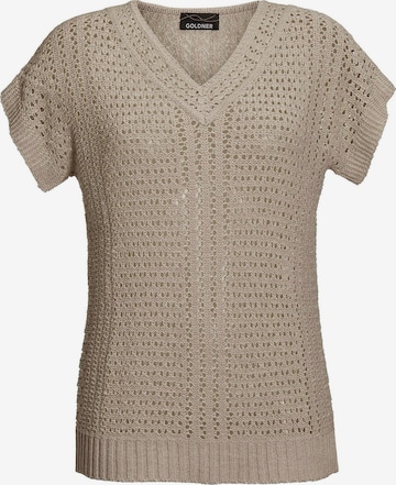 Pull-over Goldner en marron : devant