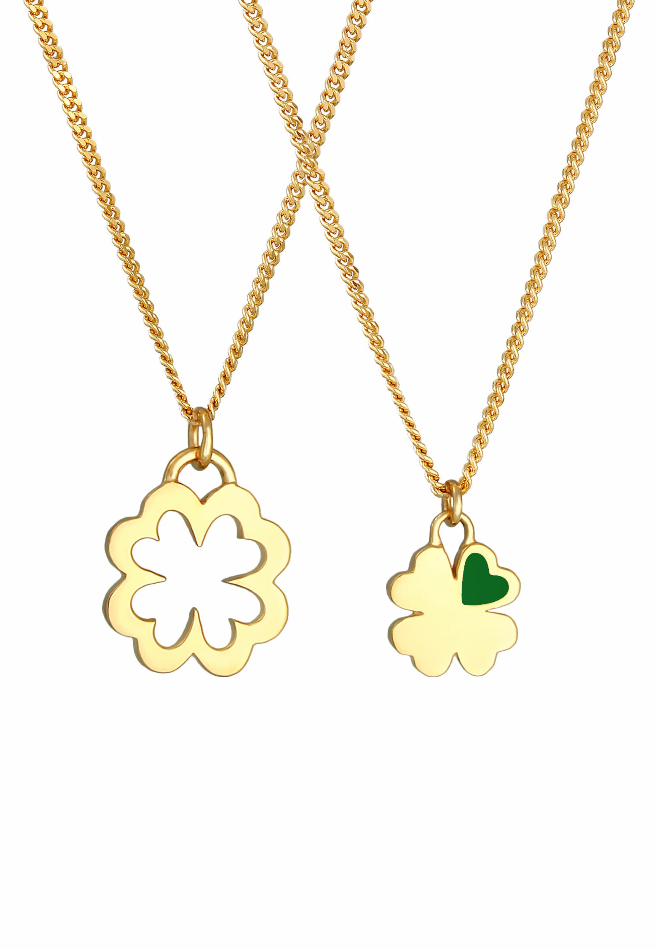 ELLI Sieraden set in Goud: voorkant