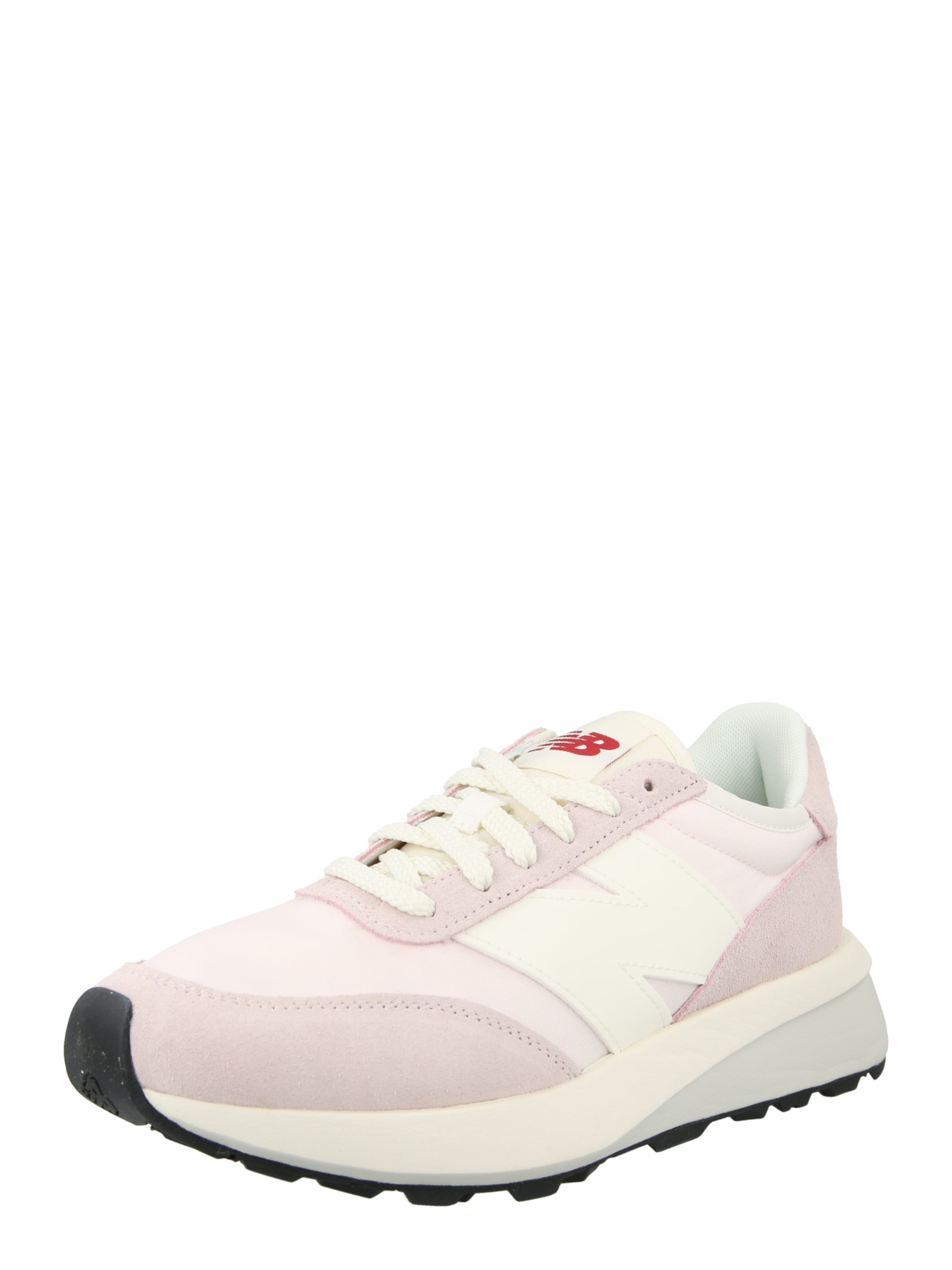 new balance Baskets basses '370' en rose / rose ancienne / rouge / blanc, Vue avec produit