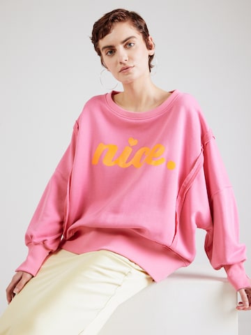 rožinė miss goodlife Megztinis be užsegimo 'Nice'