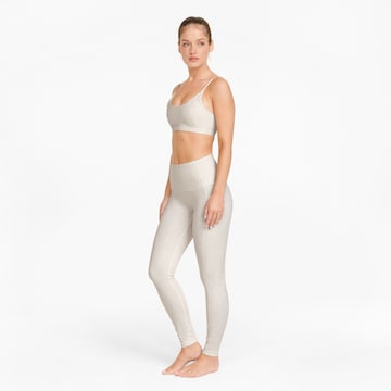 PUMA Skinny Sportbroek 'EXHALE' in Beige