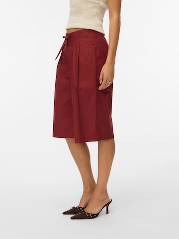 VERO MODA Wide leg Trousers 'AWBARBARA' in Brown