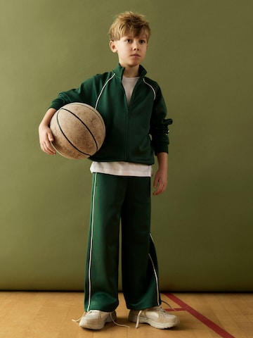 NAME IT - Pierna ancha Pantalón en verde