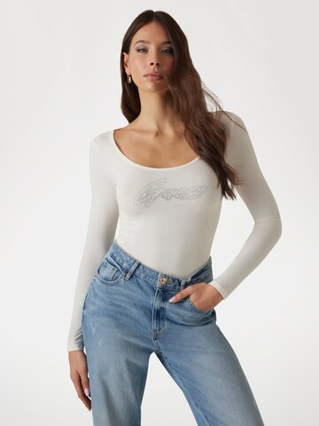 GUESS Shirtbody 'Emmy' in Weiß: Vorderseite