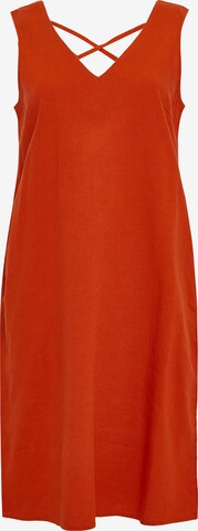 Threadbare Zomerjurk 'Peggy' in Oranje: voorkant