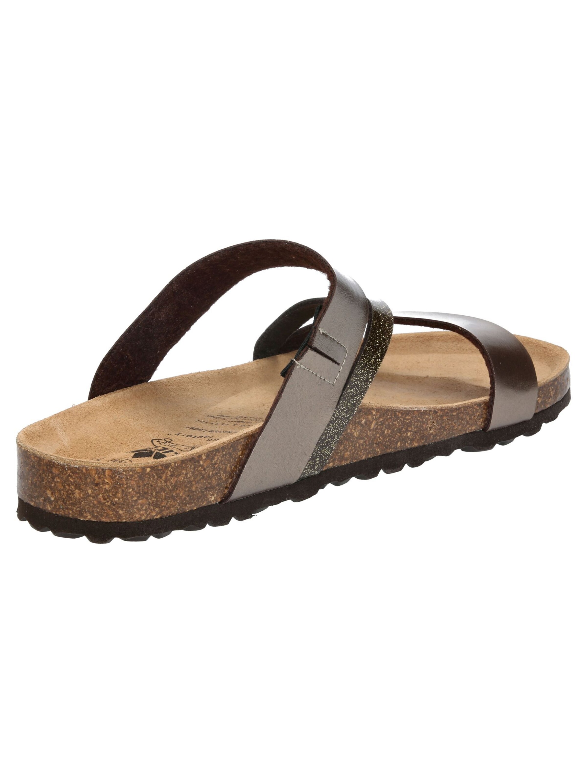 LICO Mule 'Bioline Glitter' in Brown