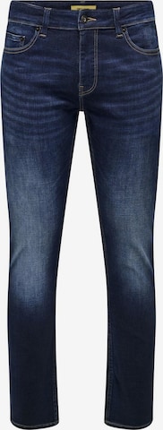 Only & Sons - Slimfit Vaquero en azul: frente