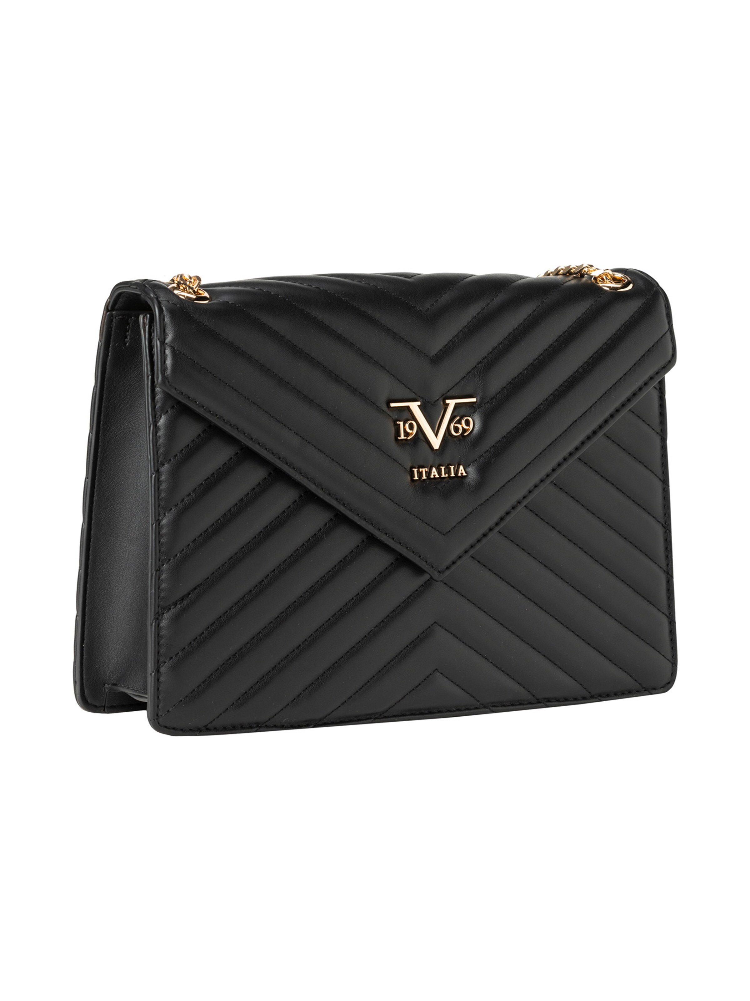 19V69 ITALIA Torba na ramię 'Bianca' w kolorze czarny