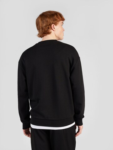 HUGO - Sweatshirt 'Neasyo' em preto