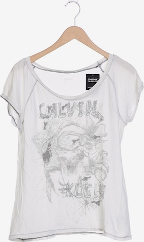 Calvin Klein T-Shirt L in Weiß: predná strana