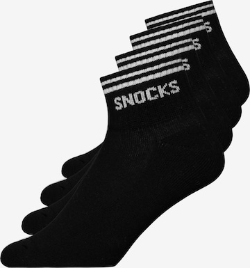 SNOCKS Socks in Black: front