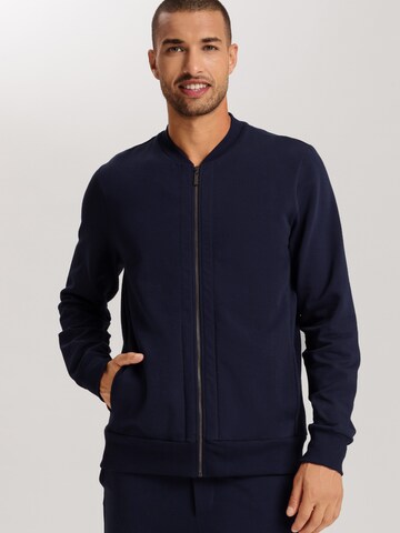 Veste de survêtement ' Natural Living ' Hanro en bleu : devant