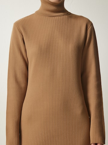 Happiness İstanbul Трикотажное платье в Коричневый