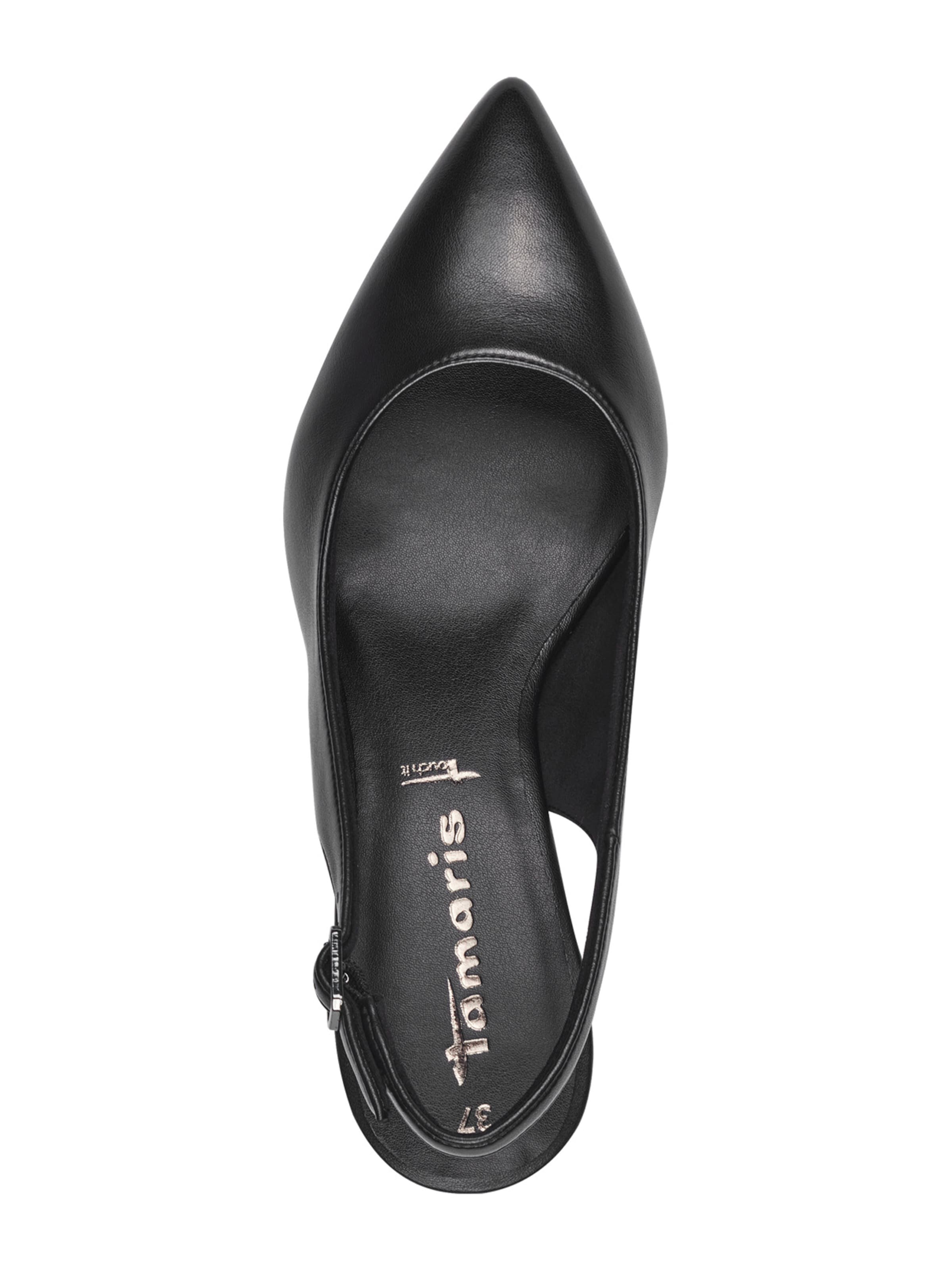 Tamaris Sling körömcipők - fekete