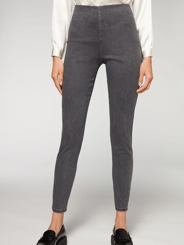 CALZEDONIA Skinny Jeggings in Grey