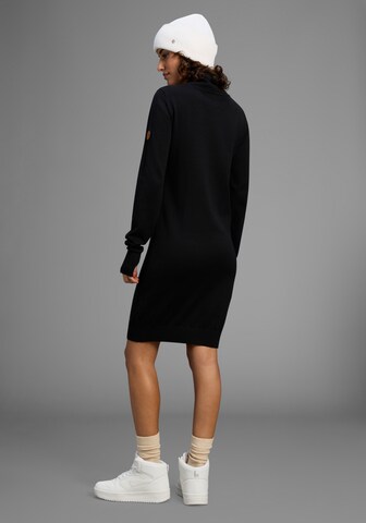 KangaROOS Knitted dress in Black