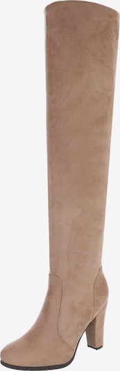 Ital-Design High Heels ' Overknees ' in hellbraun, Produktansicht
