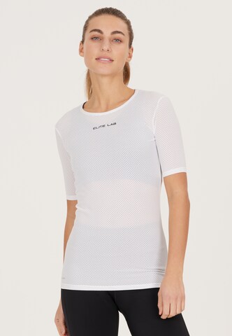 ELITE LAB Performance Shirt 'Bike Elite X1' in White: front