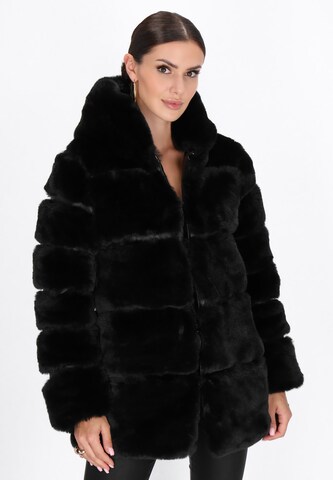faina Winterjas in Zwart: voorkant