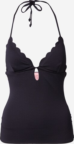 Hunkemöller Triangel Tankini in Zwart: voorkant