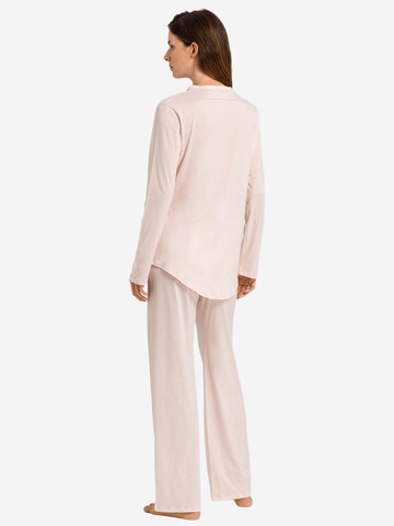 Hanro Pajama 'Cotton Deluxe' in Pink