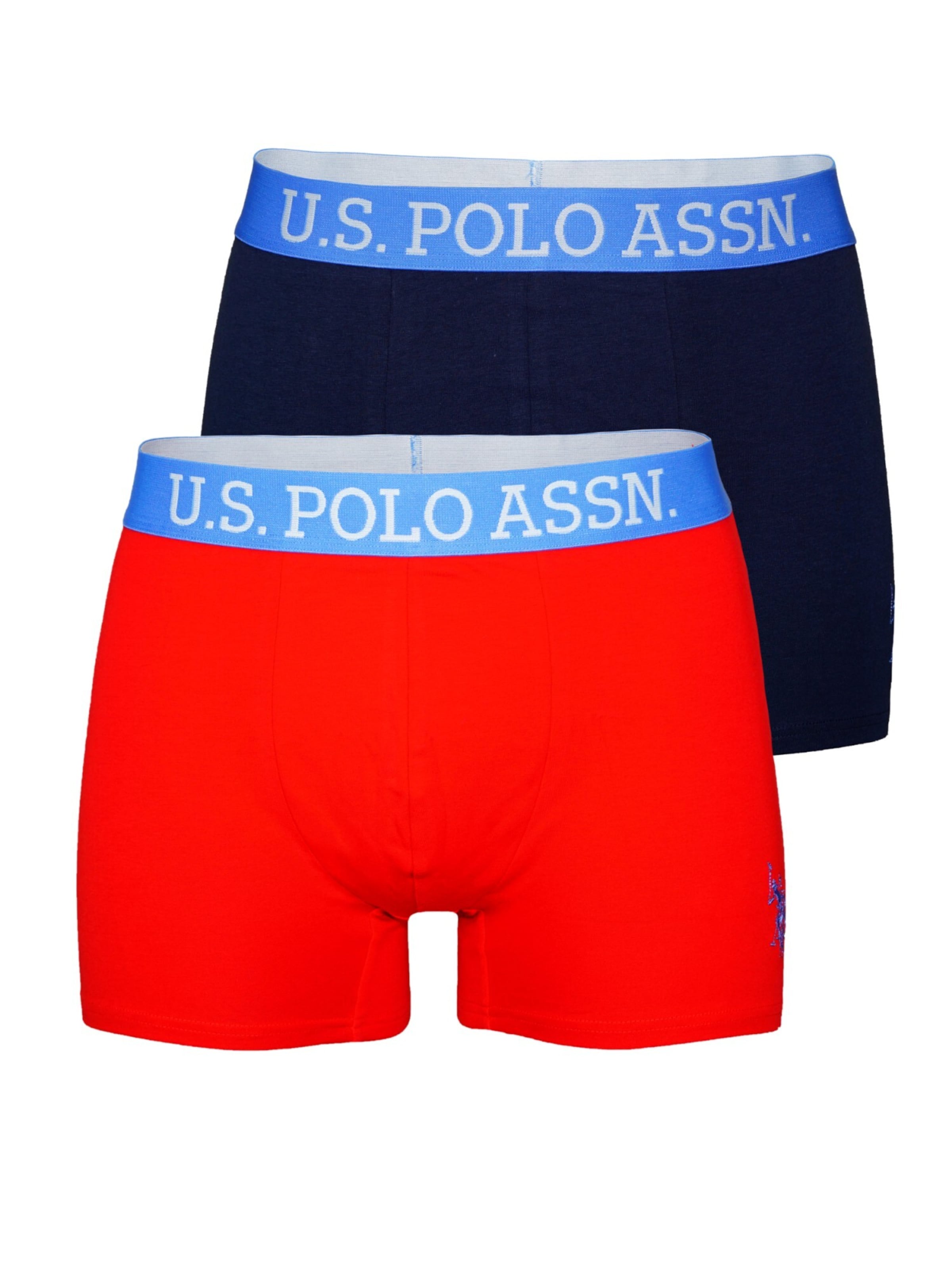 U.S. POLO ASSN. Boxershorts i blå: framsida
