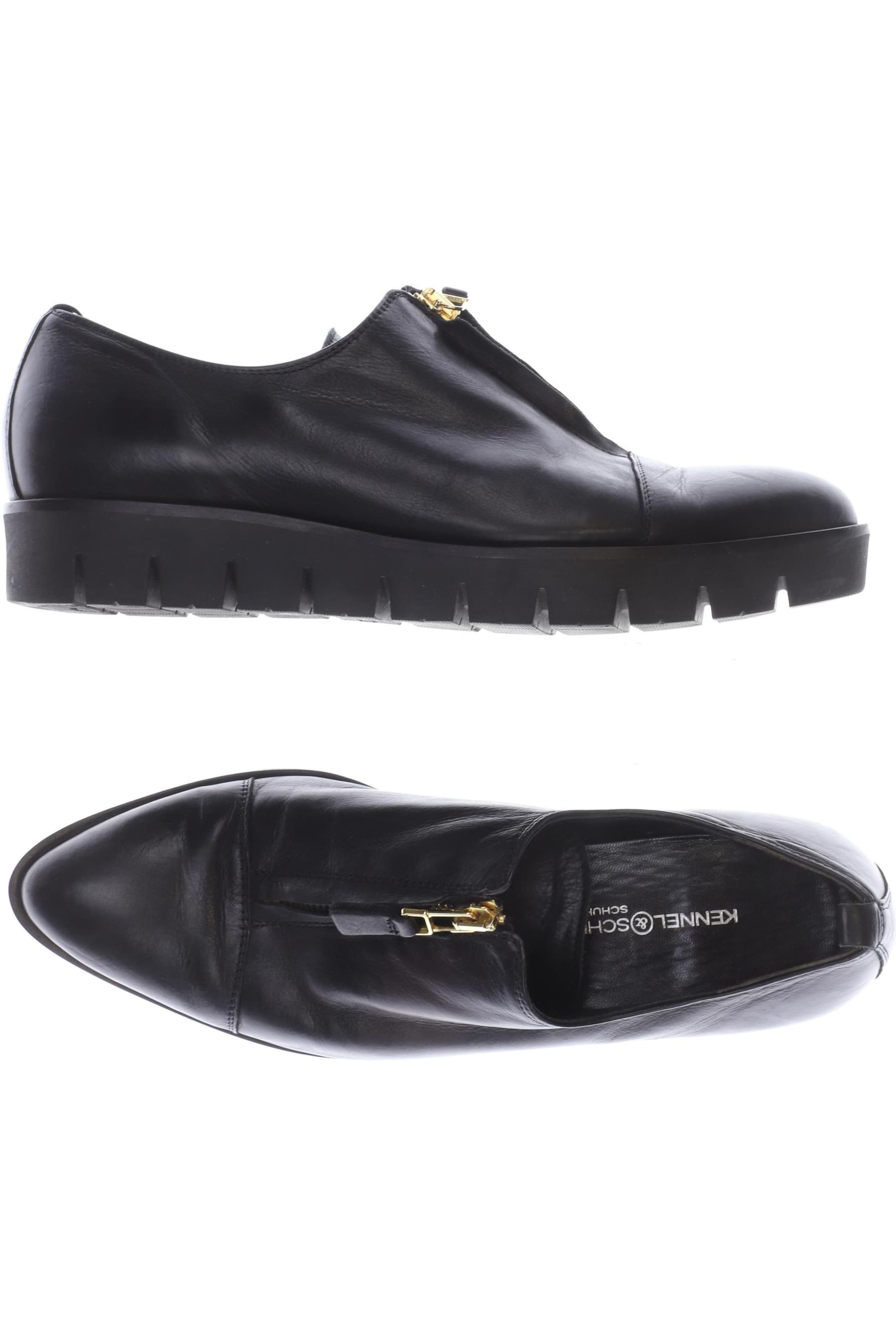 Kennel & Schmenger Flats & Loafers in 39 in Black: front