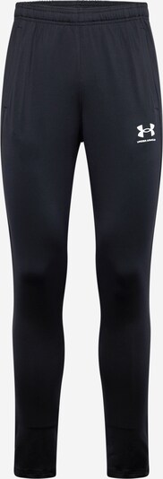 UNDER ARMOUR Pantalon de sport 'Challenger' en noir / blanc, Vue avec produit