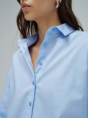 Chemisier 'Oversize Basic' Salsa Jeans en bleu