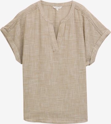 TOM TAILOR Bluse in Grün: Vorderseite