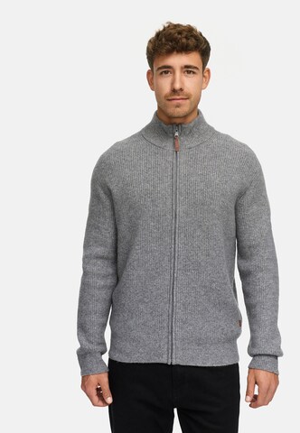 Vestes en maille 'Peace' INDICODE JEANS en gris : devant