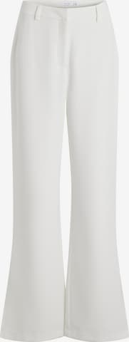 VILA Boot cut Pants 'KREMA' in White: front