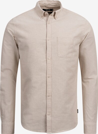 INDICODE JEANS Zakelijk overhemd 'Kepner' in de kleur Beige, Productweergave
