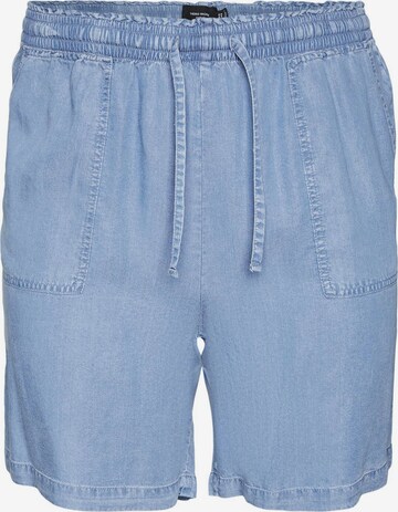 Regular Pantalon 'BREE' Vero Moda Curve en bleu : devant