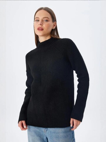 MixRay Pullover in Schwarz: Vorderseite