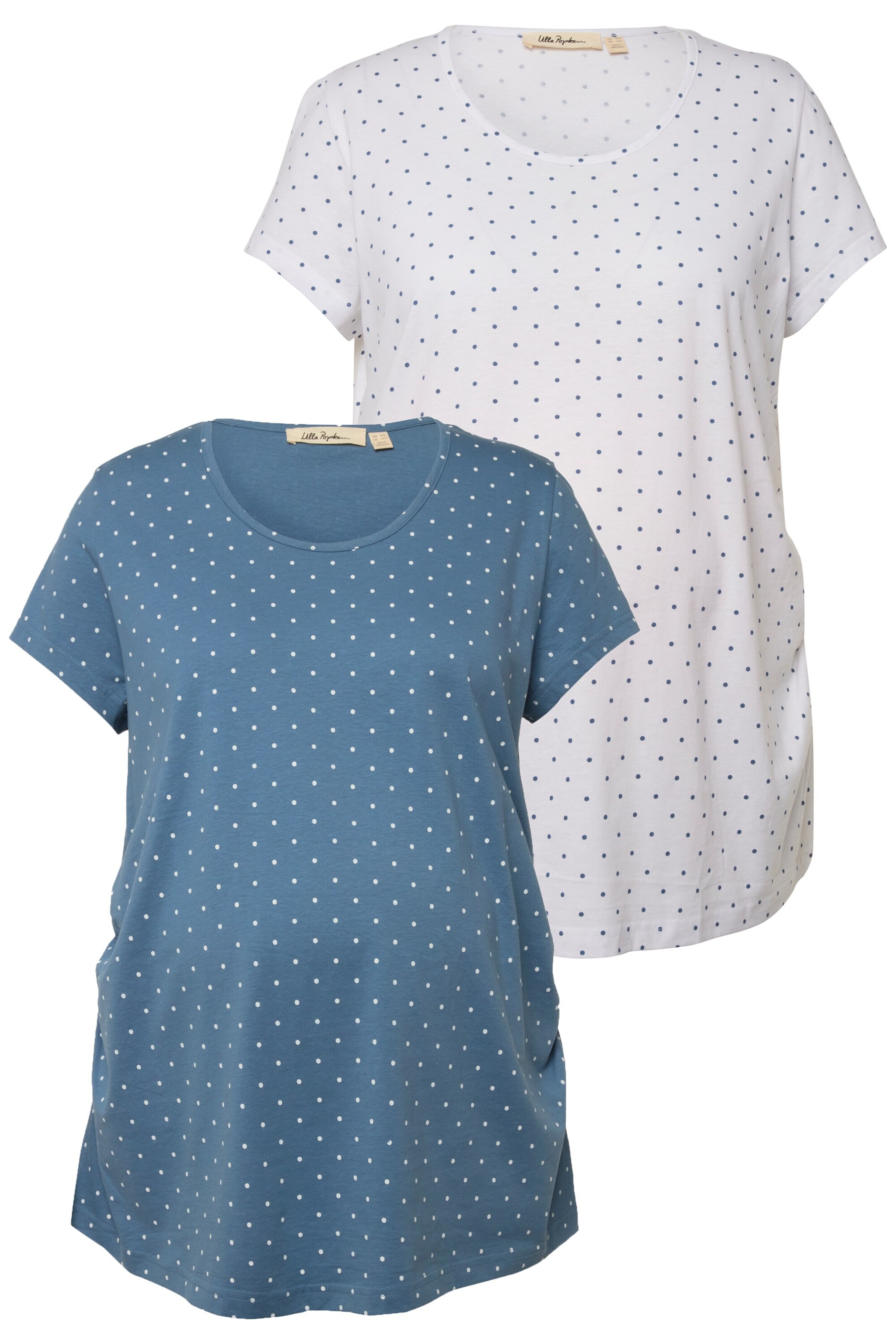 Ulla Popken Shirt in Blauw: voorkant