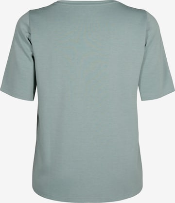 Zizzi T-Shirt 'Malisa' in Grün