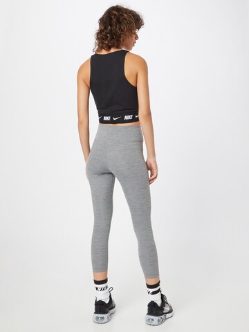 NIKE Skinny Sportovní kalhoty – šedá