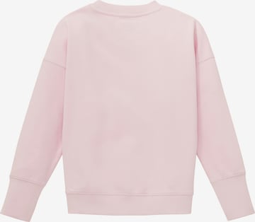 Bluză de molton de la TOM TAILOR pe roz