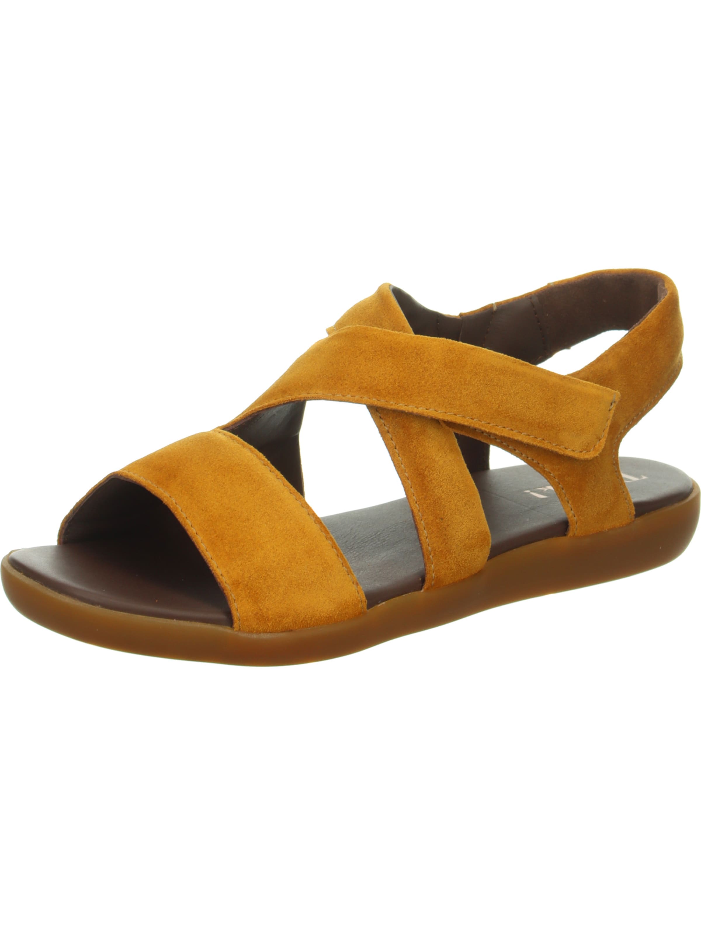 THINK! Strap Sandals 'Nature Sand' in Brown: front