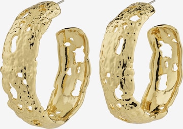 Orecchini 'Eleni' di Pilgrim in oro: frontale
