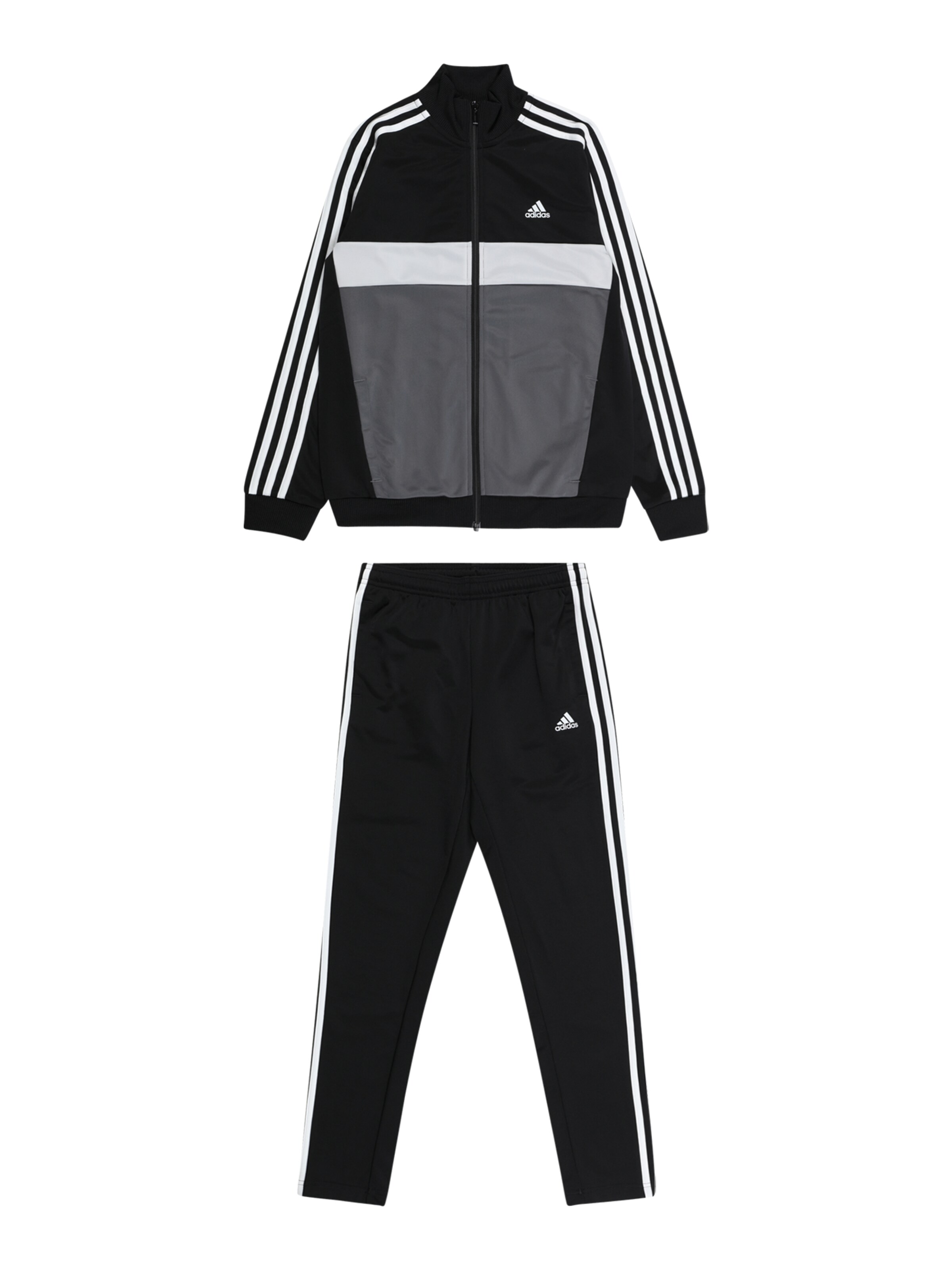 adidas black and white sweatsuit