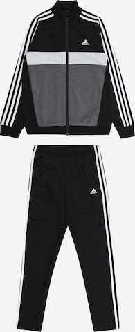 ADIDAS PERFORMANCE Tracksuit 'TIBERIO' in Black: front