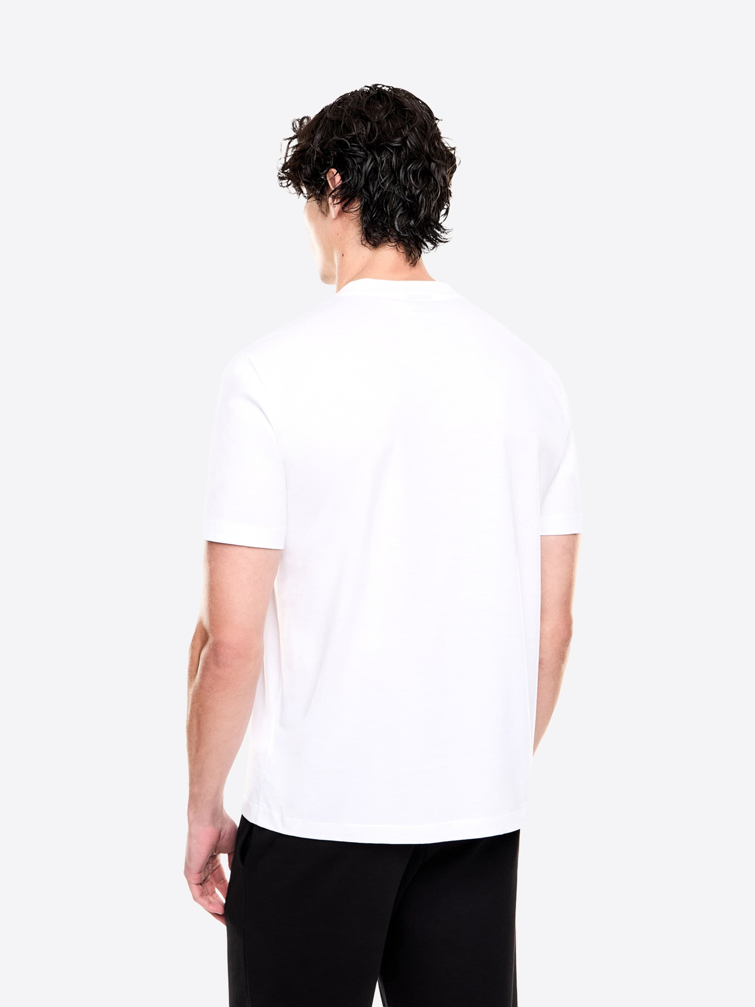 Maglietta '7M001562UC001' di EA7 Emporio Armani in bianco
