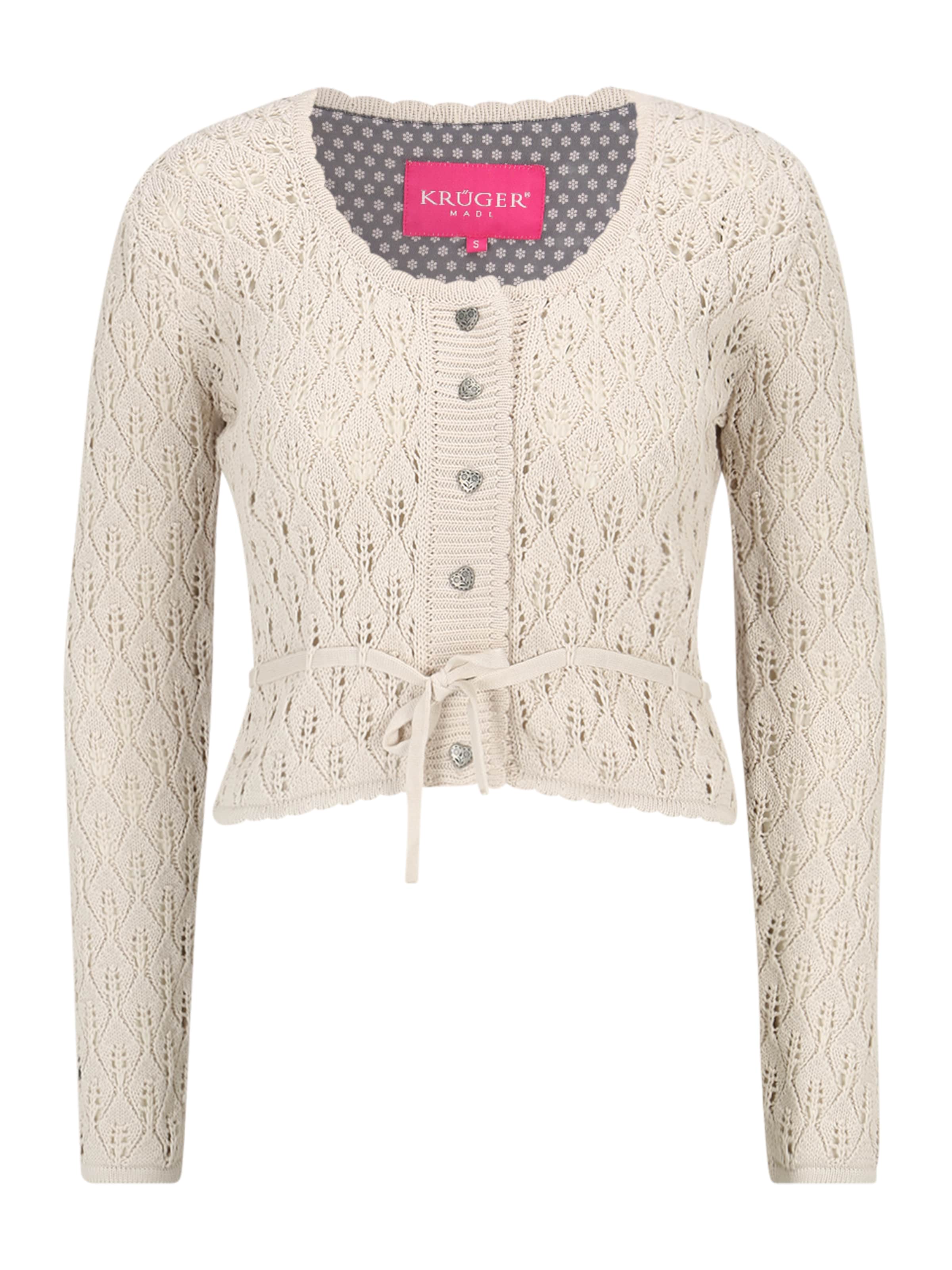 balta Krüger Madl Kardiganas: priekis