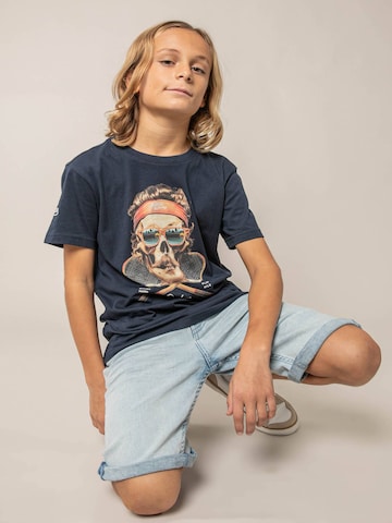 T-Shirt 'Tennis' Deeluxe en bleu