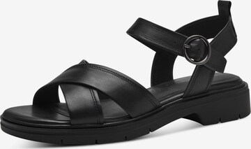 Sandalo di TAMARIS in nero: frontale